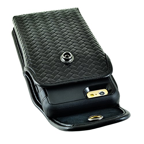 image for N.Y.C. Law Enforcement Rugged Police Basketweave Genuine Leather Verti