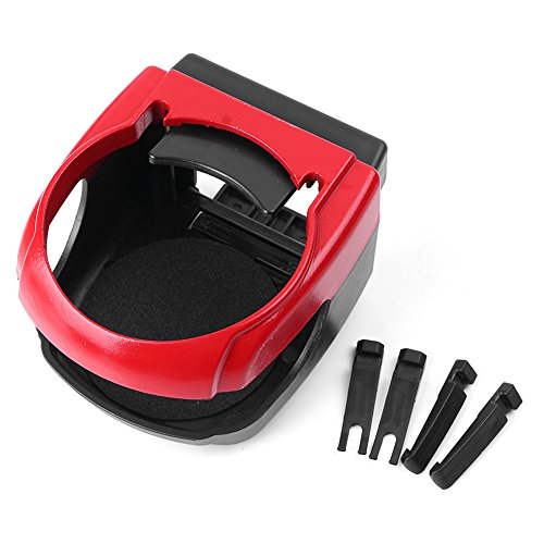 Portavasos Clip para Auto Color Rojo ABS miniatura 3