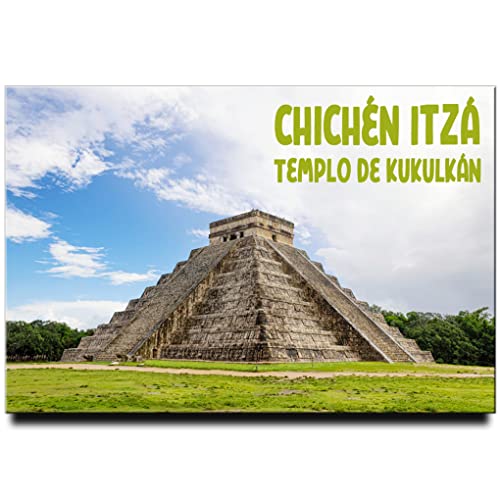 Imán decorativo Chichen-Itza para refrigerador 2 x 3 pulgadas