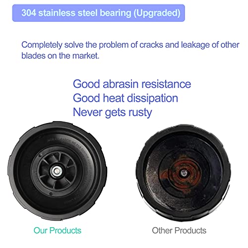 6-Fin Ninja Blender Blade Replacement parts Female Fins Blade Compatible with Ninja Auto iQ BL450 Blenders