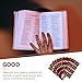 HOODANCOS 1set Leather Bible Index Tabs for Decorative Book Tabs Index Blank Visible Markings for Quick Reference for All Bible Enthusiasts