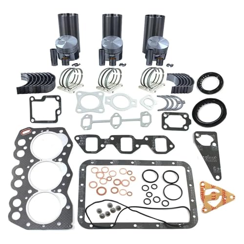 Kit de reconstrucción sin válvulas compatible con motor Yanmar 3TNA66