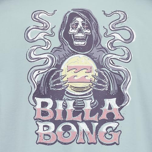 Billabong Boys' Premium Short Sleeve Graphic T-Shirt, Blue Riso Reaper, 14-16 by Billabong - Used condition - Image 3