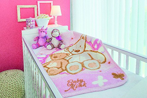 BabyMink Tessy Bear Baby Bag Blanket Classic Day and Night Comfort