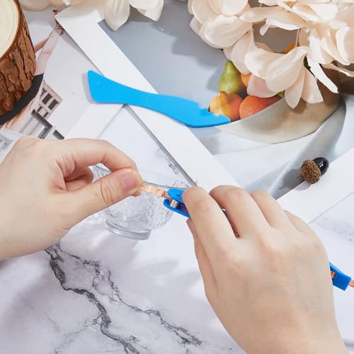 DICOSMETIC 2 Stück 7/32 Zoll Kupferfolie Handfolierer Für Tiffanyglas Handfolierwerkzeug Kits Kunststoff Tiffanyglas Folienwerkzeug Kupferfolienwerkzeuge Für Tiffanyglas DIY