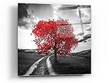 Epic Art 'Vibrant Tree Series: Ruby' Acrylic Glass Wall Art, 36'x36'