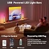 Barra de luz LED USB Ledagic IC+RGBW con app y control remoto, paquete de 2 | barra de luz inteligente IC+RGB y W, barra de luz USB para TV, luces LED para TV PC monitor retroiluminación accesorios de gaming 3