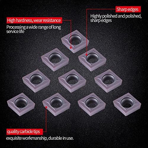 Insertos de Carburo para Torno 10 pcs CCMT09T304 VP15TF miniatura 6
