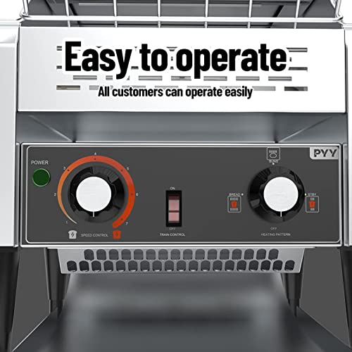 Commerciële Broodrooster Transportband 600 Plakjes/U Restaurant Broodrooster Voor Broodje Bagel Brood Zware Rvs… - Afbeelding 6