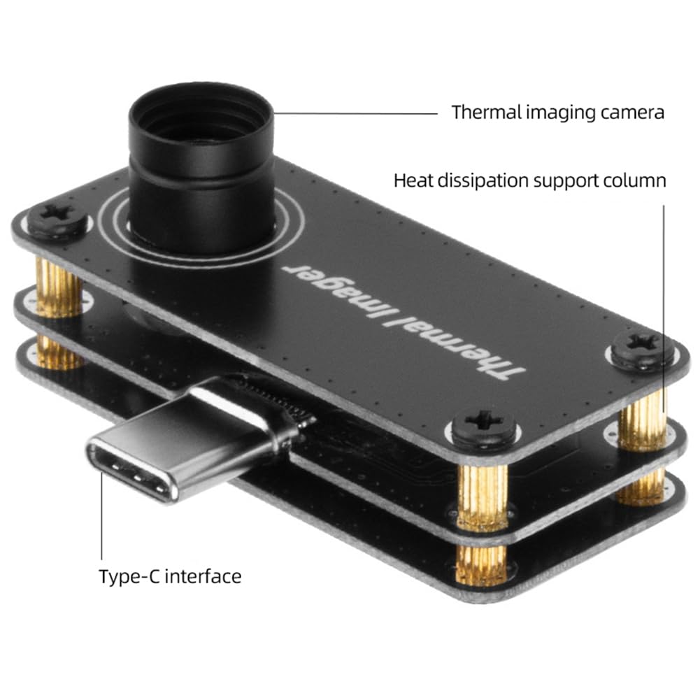 Mini cámara termográfica infrarroja USB, 20℃-1000℃, medidor de temperatura para control de aplicación OTG, termodetector multifunción