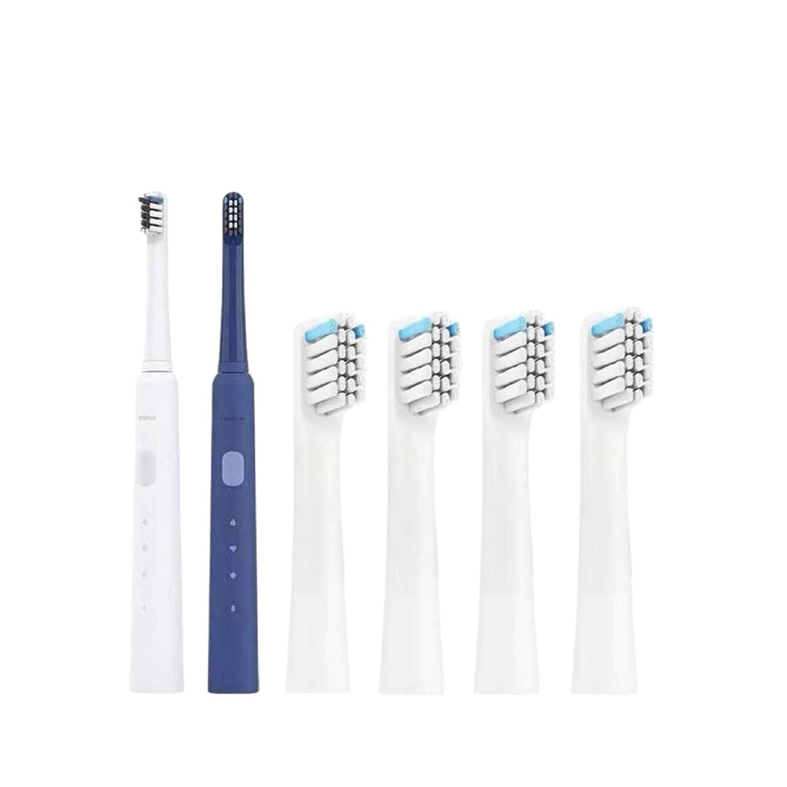 10 cabezales de repuesto for cepillo dientes eléctrico Realme N1 N2 RTX2103 SN301 con boquillas cerdas suaves(10pcs BLUE)