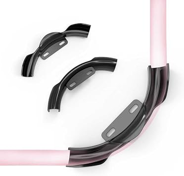 Pack of 10 Topaipe 3/4 Inch PEX Poly 90 Degree Bend Support, Black Tubing Bend Support, Reinforced Pex Clamps Pipe Holder, Pex Tubing Bend Support with Nail Tab