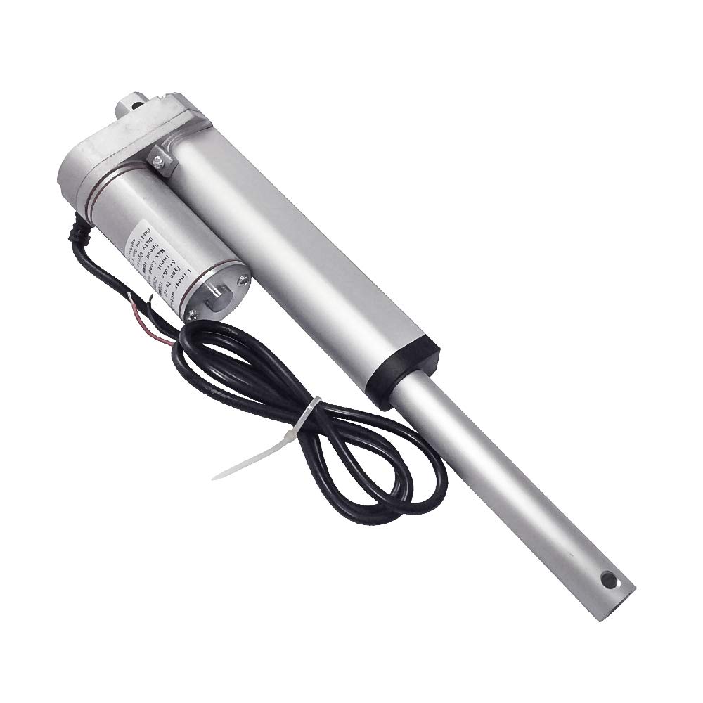 Motor actuador Lineal eléctrico de 12 V CC, Cilindro con Carrera de elevación de 50/100/150/2000/250/300 mm para la Industria automotriz, médica y de Ventanas (200 mm-13/S, 12 V)