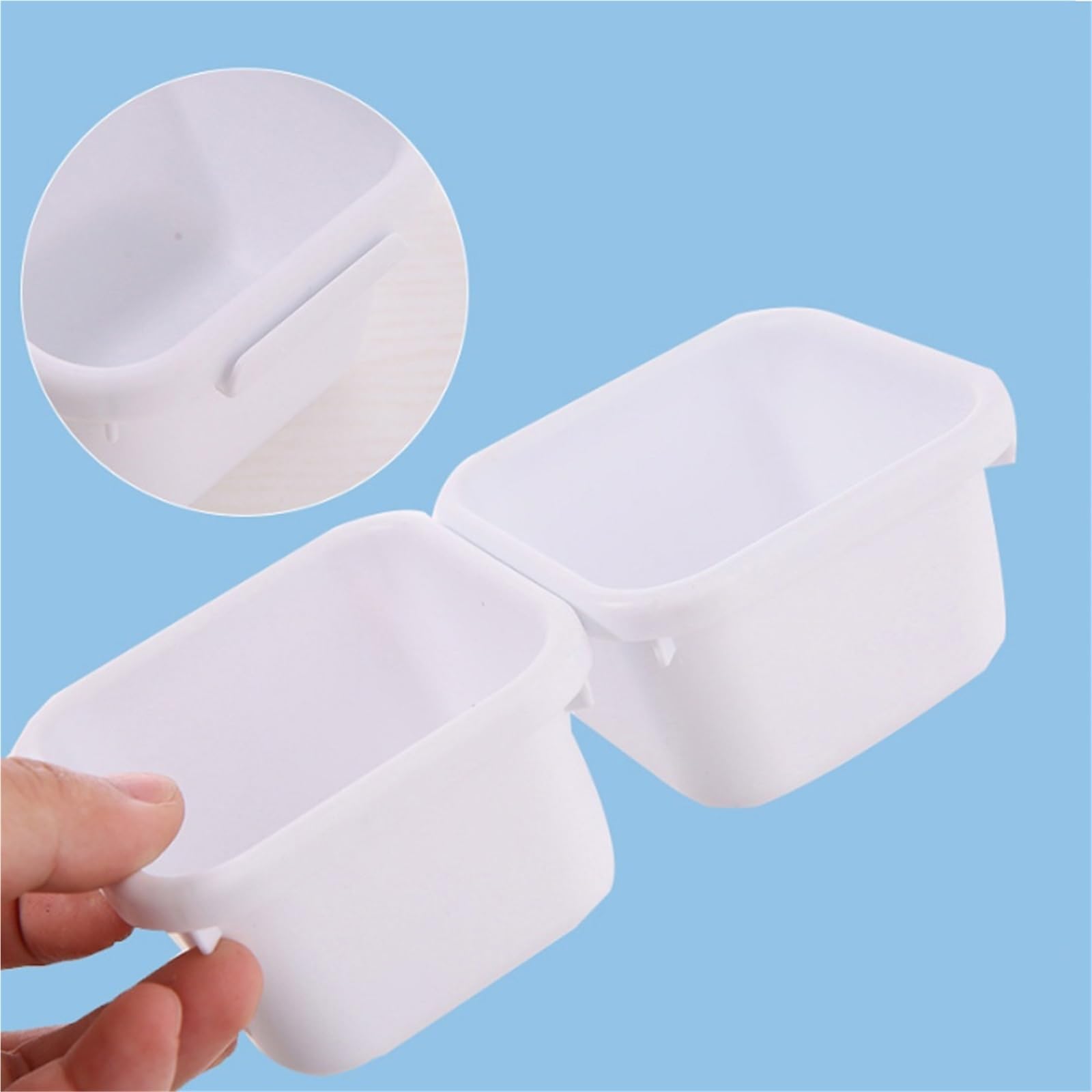 8 Stück verstellbare Schubladen-Organizer-Box-Tabletts Make-up-Kosmetik-Sonstiges-Teilerhalter Küche Badezimmer Schrank Schmuckschatulle Für Schminktisch(White)