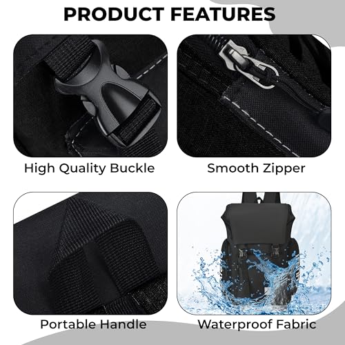 Image of Kraptick Backpack - Waterproof Travel Stylish Laptop Backpack, Business Bag, Office Work Bag, and Professional Backpack with Spacious Storage and Durable Design