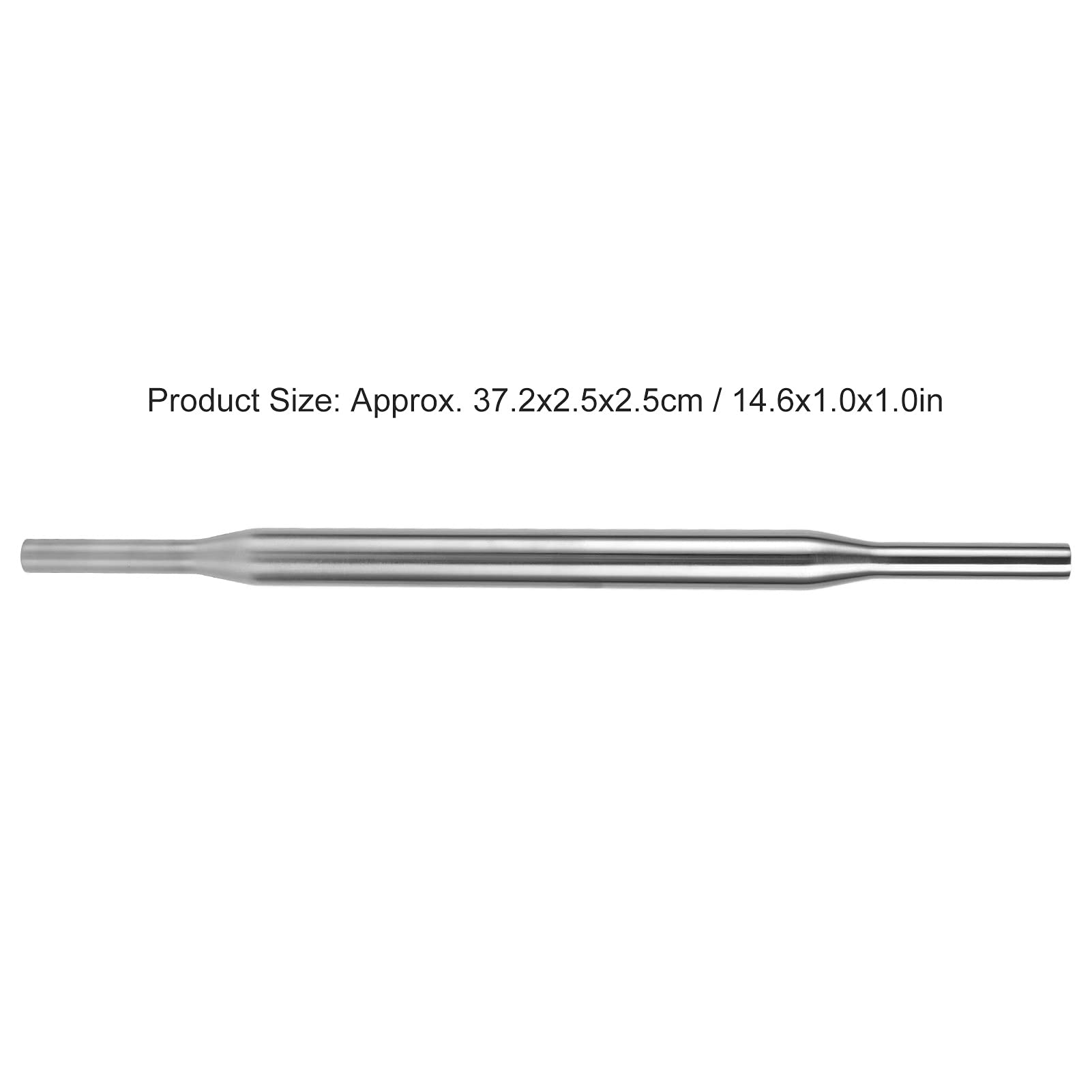 Rodillo de amasar de acero inoxidable 304, antiadherente, portátil, profesional, para masa de pizza, para hornear pasteles, pasta, pizza, galletas (37,2 cm)