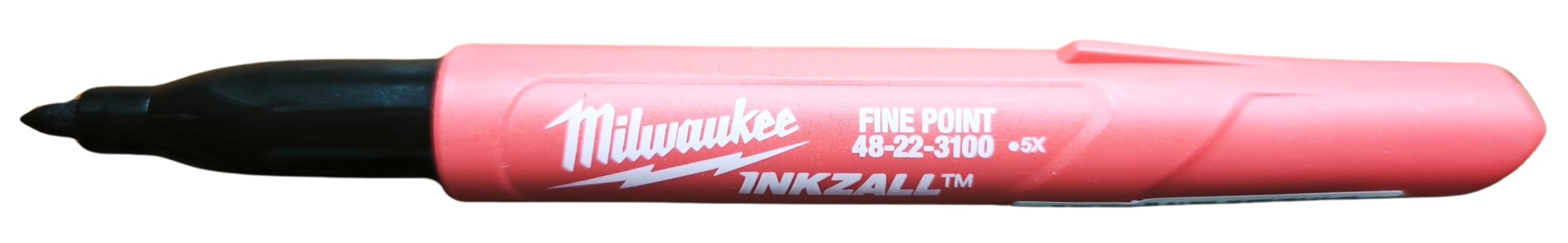 Milwaukee Inkzall Jobsite 48-22-3100 - Pennarelli permanenti, 12 pezzi, colore: Nero