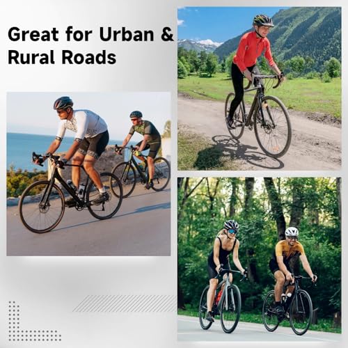 Image of yeesport 700 x 28c Road Bike Tires, 2 Pack Foldable (28-622) 700c x 28 Bike Tire and 700x28c Tube Presta Valve 60mm, 700c Bike Tire & Tire Lever Rim Strips