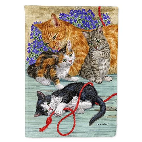 Toile Maison Drapeau Chats haute résistance grand format multicolor