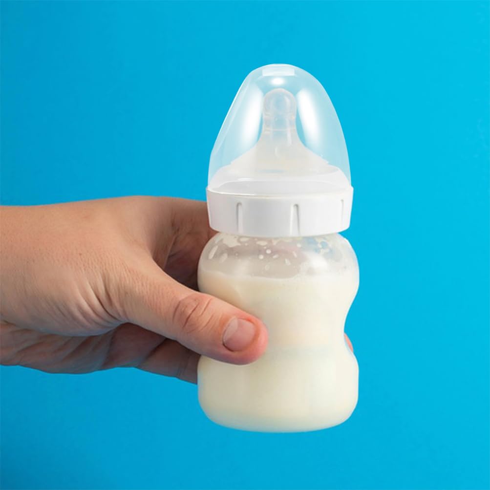 Vaguelly 4pezzi Coperchi Per Bottiglie Di Latte Per Tappi Ampi Resistente Perdite Accessori Pratici Per Pannolini Versatili e Facili Da Usare Compatibili Con Vari Contenitori