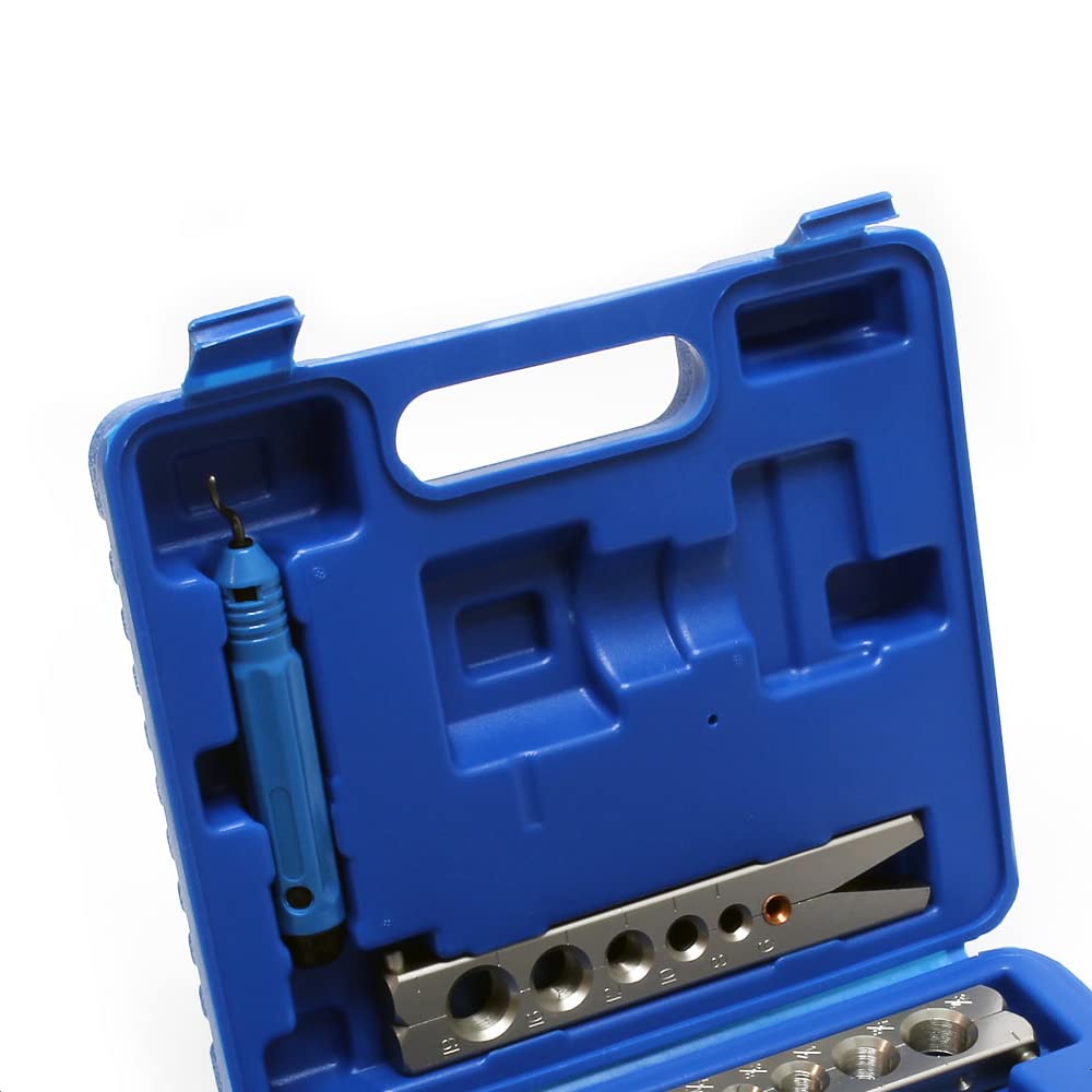 Wiltec Flangiatubo Cono eccentrico Bordatubi 45° Tubi in Rame Alluminio