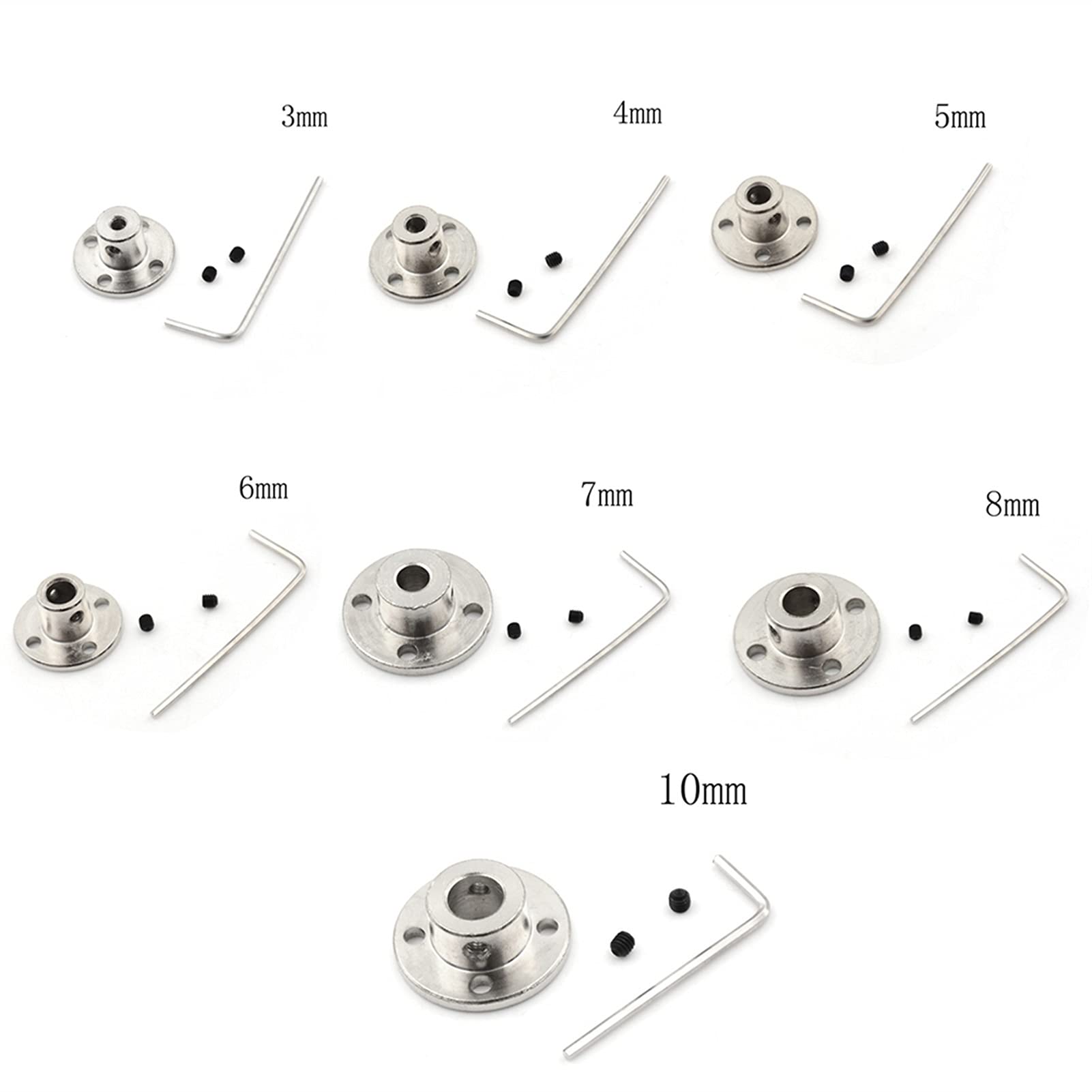 WAAZVXS Coupling for Motor Guide Shaft Coupler 3/4/5/6/7/8/10mm (Inner Diameter : 6mm)