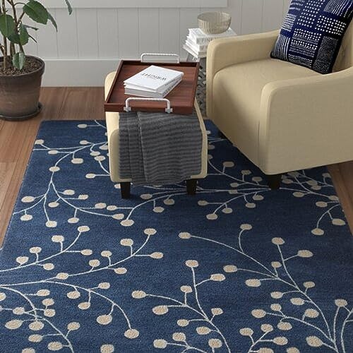 Image of Soft Pure Woolen Modern Collection Tufted Carpet for Living Room,Bedroom'Kitchen and Hall (9 X 12) Feet