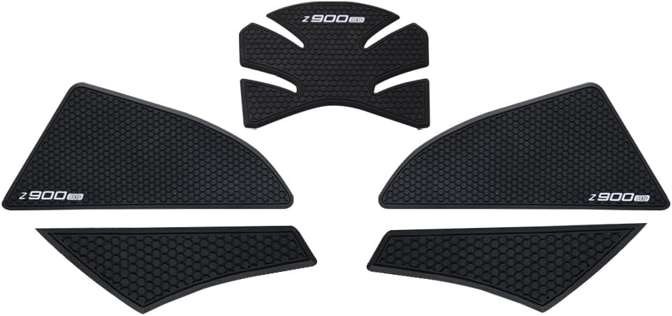 for Z900RS z900rs 2018-2023 2024 2025 Motorcycle Side Fuel Tank pad Tank Pads Protector Stickers Decal Gas Knee Grip Traction Pad Tankpad Z900RS Tank Grips (One Set) Black