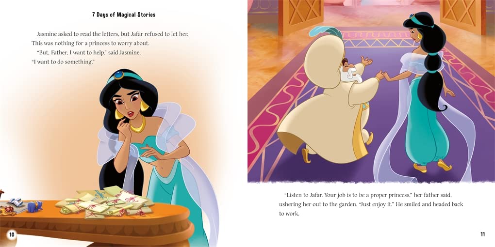 Disney Princess: 7 Days of Magical Stories (Collection of Illustrated Tales)