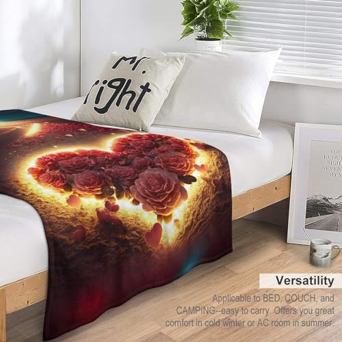 Manta mullida con forma de corazón para evitar el frío en el sofá tejido muy suave 7