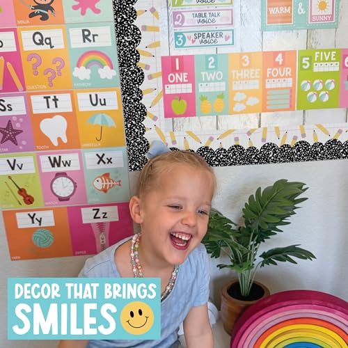 50ft Bulletin Board Borders Trim - Classroom Borders for Bulletin Board Decorations, Daycare Teacher Must Haves, Home & Office DIY Supplies, Pencils Back to School & Workplace Events Party Decor - Image 3