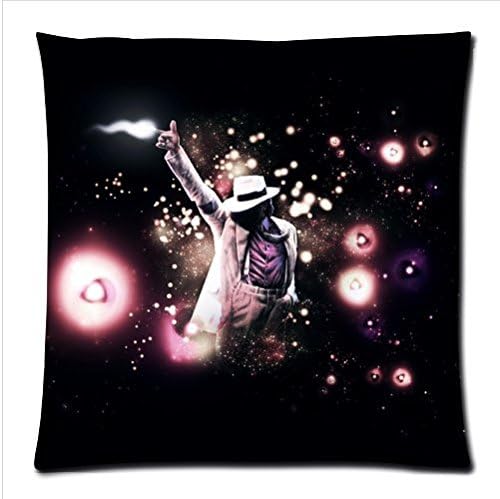 Custom Micheal Jackson Pattern Soft Pattern Satin Pillowcase,Pillow Cases 18"(W)x18"(L)two Side Printed.