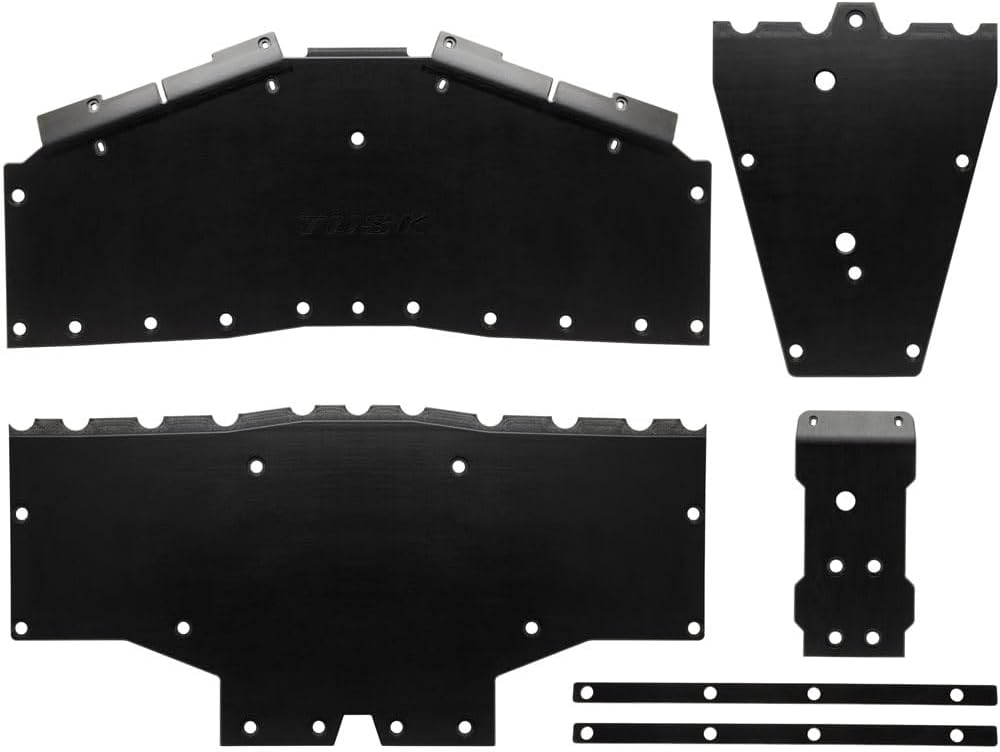 Tusk Quiet‑Glide Skid Plate 3/8″ UHMW Undercarriage Guard with Full Coverage Protection Compatible with Polaris General 1000 2016-2026/General XP 1000 2020-2026