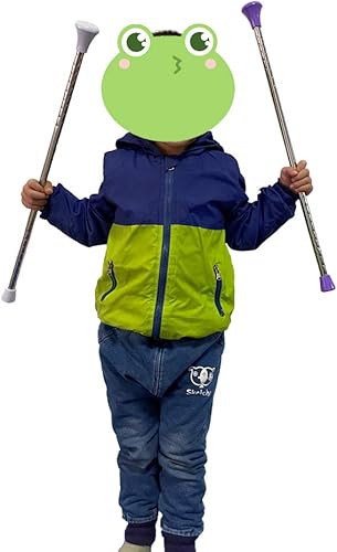 Vista 20 de Bastón giratorio de metal para gimnasia y baile en majorette (blanco, 1 unidad)