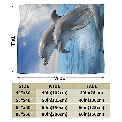 Couverture micro-polaire Two Dolphins anti-boulochage pour des nuits douces au lit - 4