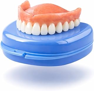 Upper Denture Boil and Bite - Comfortable, Adjustable Dentures to Replace Missing Teeth/eay use Natural Style with Customizable Fit,Denture upper Women and Men
