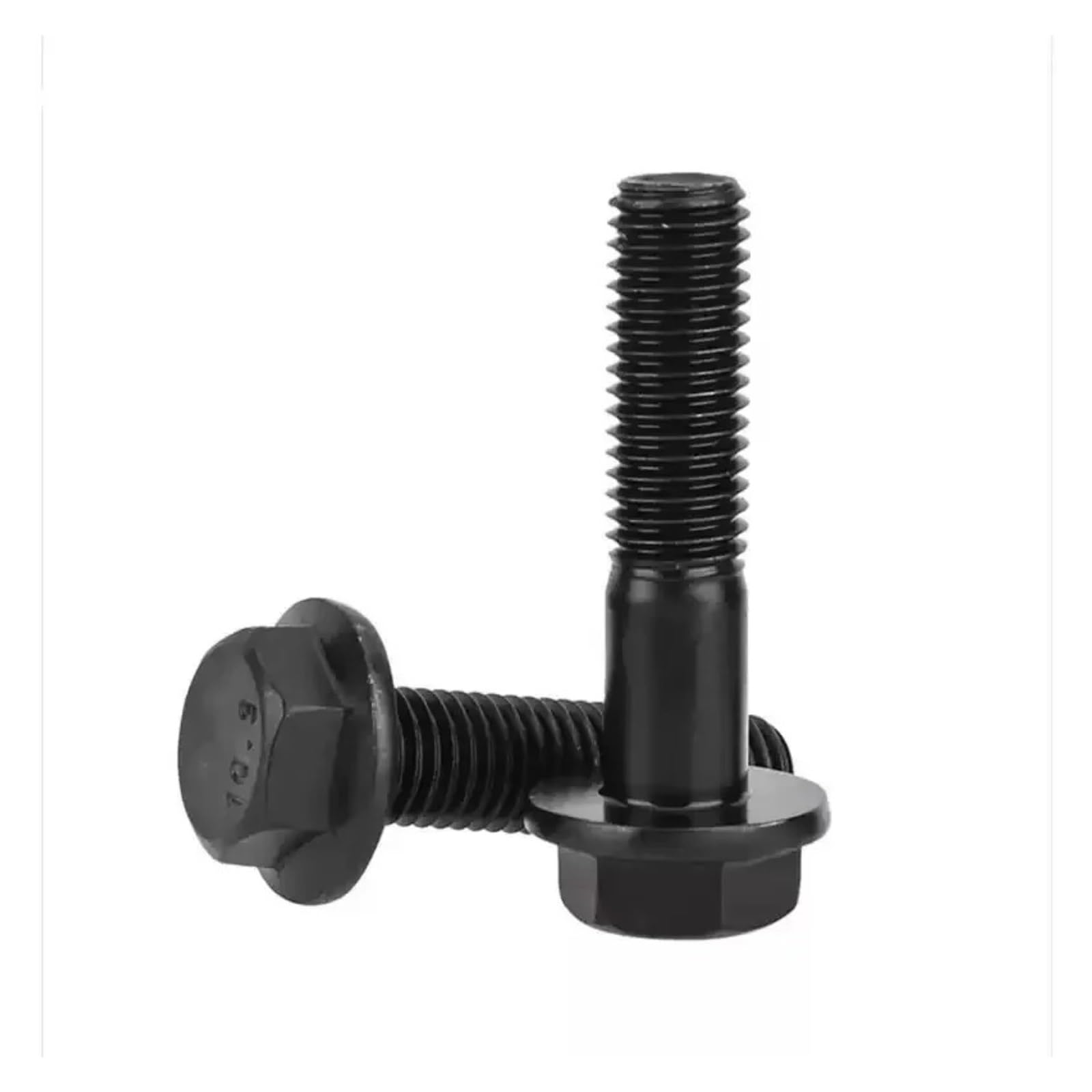Viti a testa esagonale con flangia in acciaio al carbonio nero da 10,9 livelli - Viti a macchina M10 M12 M14 M16(60mm(Half),M14*1.5-1pcs)