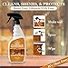 Goddard's Cabinet Makers Wax Cleaning Spray – Wood Cleaner & Furniture Polish to Shine & Protect – Wood Cleaner Spray w/Bee Wax & Lemon Oil for Furniture – Non-Abrasive Wood Polish (23 oz)
