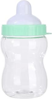 EHJRE Shaped Candy Jar, Bottle Piggy Bank Baby Shower Favor for Home, Light Green