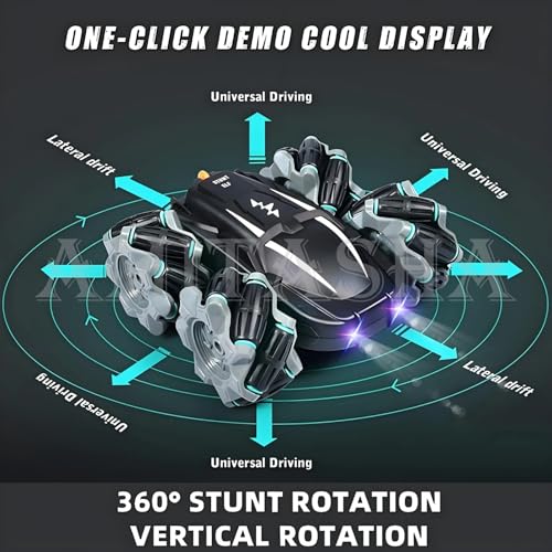 Image of SUPER TOY Dual Sided Remote Control Car for Boys 4x4 Rechargeable 360 Drift Stunt Car for Kids Double Side 4WD High-Speed Climbing Vehicle RC Cars