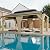 HarmonyHealth 12 x 20 Ft Wood Gazebo, Upgrade Wooden Frame, Double Galvanized Steel Roof, Hardtop Gazebo with Nettings and Curtains for Backyard, Patio, Garden and Lawn, Khaki
