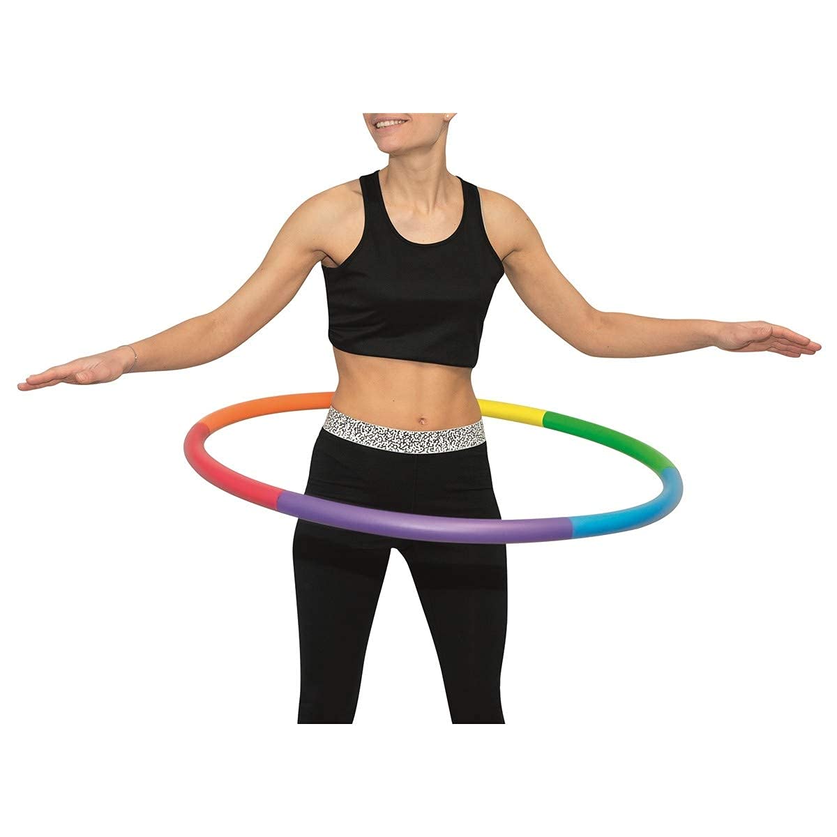 VEZOL® Hula Hoop, Hoopa Hula, Exercise Ring for Fitness with 30 inch Diameter for Boys,Girls, Kids and Adults (Multi Color)