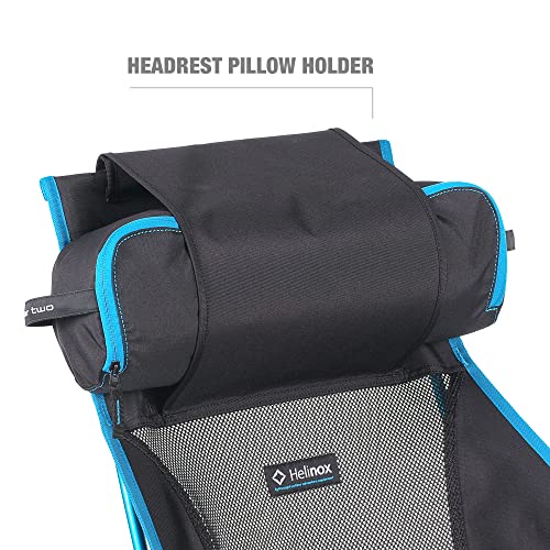 Helinox Chair Two Ultralight, High-Back, Collapsible Camping Chair, Black, With Pockets #TOP3
