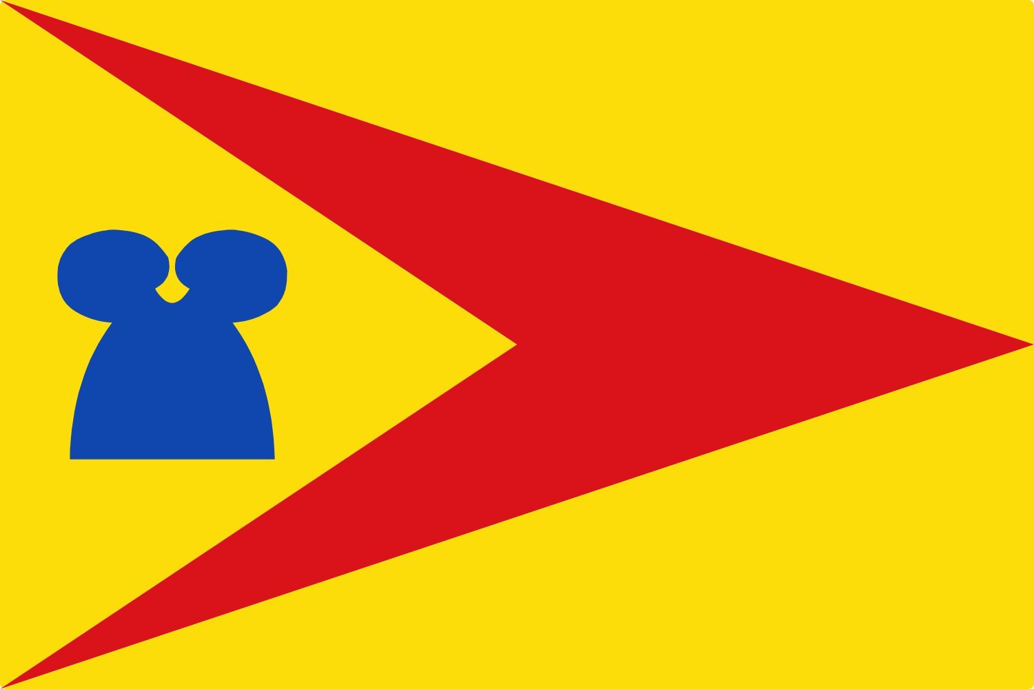 Drapeau Sant Mori grand format anti-décoloration pour mât extérieur Girona Gerona