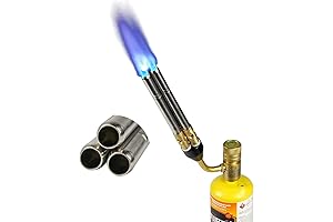 Triple Flame Barrel Turbo Torch Head