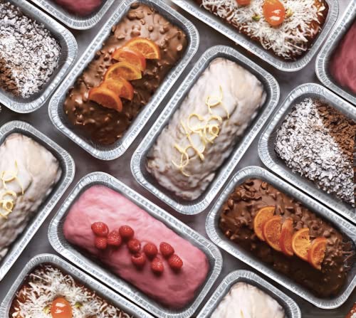 Spare Essentials 65 Pack – 2Lb Aluminum Loaf Pans - Disposable Bread Pans For Baking Banana Bread, Cakes & Meatloaf - Bakeware For Food Serving - 8.5" X 4.5" X 2.5" #TOP3
