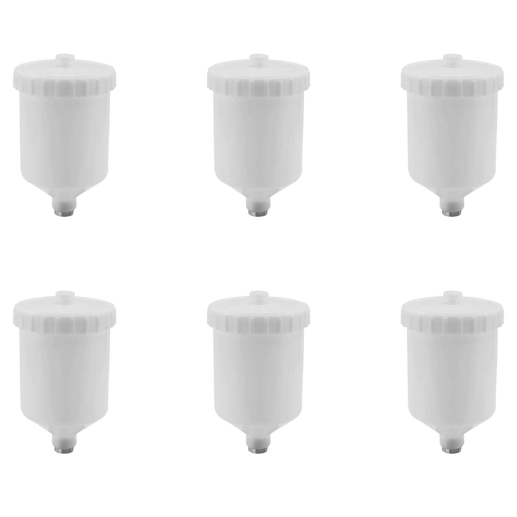 Jnchdghwa White 6X 600Ml Paint Watering Can Air Tool Plastic Pot Thread Connector Tool