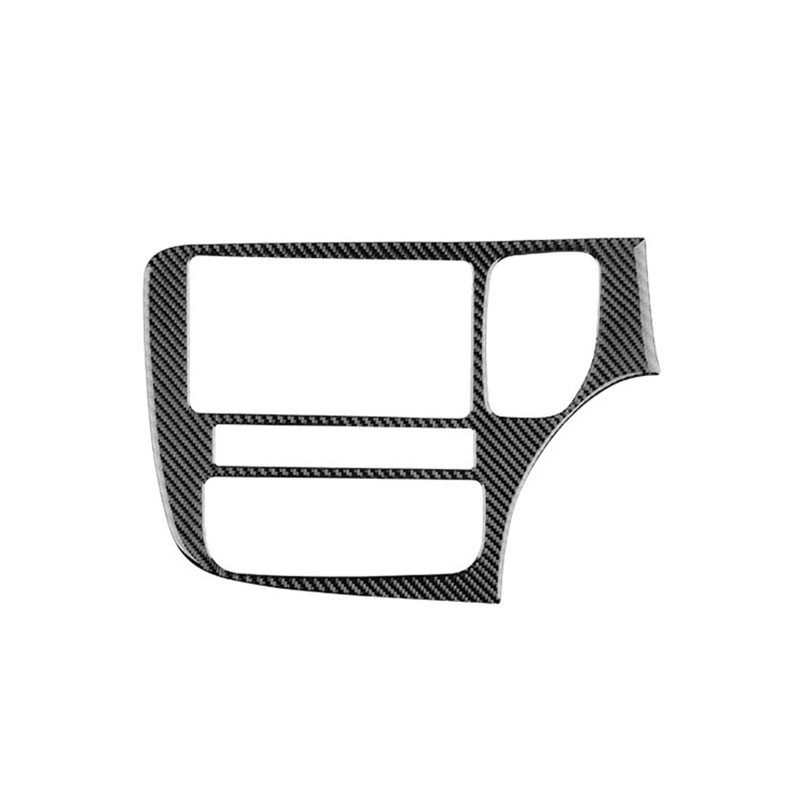 VNHLOTVJL Real Soft Carbon Fiber Center Console Panel Trim Sticker Compatible for Mitsubishi Outlander 2017-2021 LHD RHD Car Interior Accessories(RHD Black Carbon)