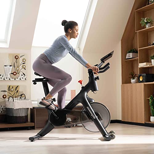 Stationary Bikes for Home Exercise Bikes, 350lbs Max Weight, SUNMYTH 35Lbs Flywheel Spin Bikes for Home Indoor Gym Bike with Adjustable Resistance and Pad Holder (Commercial-grade)