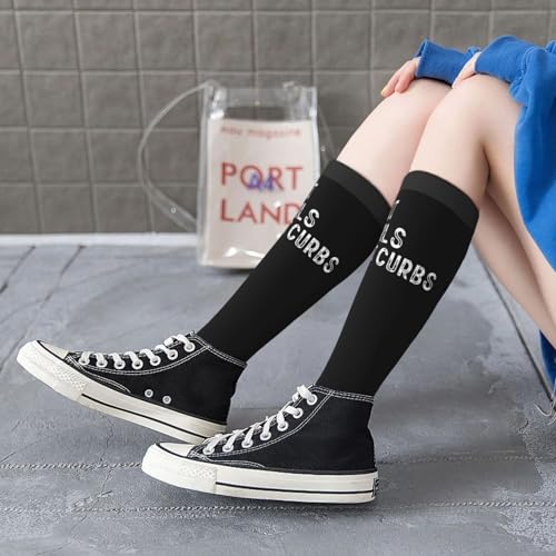 Women'S Knee High Socks Hot Girls Hit Curbs Athletic Thin High Stocking Outdoor Sport Casual Tube Socks2
